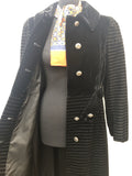 womens  vintage  velvet  Urban Village Vintage  Loewe  Jacket  fur collar  fox fur  coat  black  70s  70  1970s  14