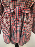 womens vintage Red Peter Robinson multi Jacket dogtooth coat 70s 1970s 12 urban village vintage