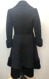 faux fur  10  Mansfield Original  womens  vintage  long coat  coat  black  70s  1970s Urban Village Vintage