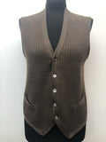1970s Knitted Waistcoat by Jaeger - Size 12