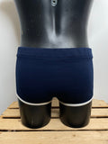 vintage  Urban Village Vintage  Swimwear  swimsuit  swimming briefs  swimming  swim shorts  swim short  swim  sportswear  sports  shorts  retro  mod  mens  laurel wreath  large  L  fred perry  fred  budgie smugglers  briefs  blue  beach  bathing shorts  60s  1960s