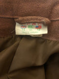 womens jacket  womens  Winter Jacket  winter  vintage  Urban Village Vintage  urban village  Suede Jacket  Suede  pockets  MOD  long sleeve  Jacket  button down  brown  60s  1960s  10