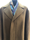 womens  winter coat  vintage  Urban Village Vintage  urban village  long sleeve  Jacket  Herringbone  Gannex  collar  coat  button down  button  brown  big button  60s  1960s  16