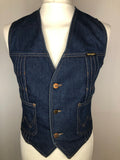 wrangler  waistcoat  vintage  village  vest  urban  mens  M  Jacket  coat  70s style  70s  1970s