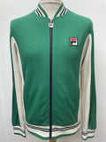 Vintage FILA Track Top in Green - Size M