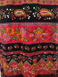 1960s / 1970s Collared and Floral Patterned Maxi Dress - Size 12