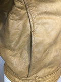 vintage  Urban Village Vintage  urban village  s  pockets  Mens Bomber jacket  mens  long sleeve  Leather Jacket  Leather  jacket  faux sheepskin  Craft Sportwear Limited  coat  camel  brown  bomber jacket  bomber  70s  1970s