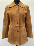 1960s / 1970s Suede Coat - Size 8