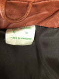 womens  vintage  Urban Village Vintage  mens  Leather Jacket  brown  70s