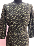 50s 60s Floral Dress by Phillip Kunick - Size 12