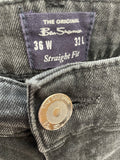 vintage  Urban Village Vintage  straight leg  straight cut  retro  pockets  mens  jeans  jean  indigo  Grey  denim  charcoal  ben sherman