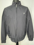 Fred Perry Lightweight Bomber Jacket in Black - Size L