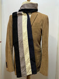 1960s Striped Cord College Scarf