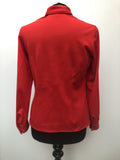 womens  vintage  Urban Village Vintage  top  St Michael  red  blouse  balloon sleeves  70s  70  1970s  10