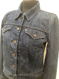 womens  vintage  Urban Village Vintage  Limited Edition  levis  levi strauss  jean  Jacket  floral print  floral lining  denim jacket  denim  cropped  crop jacket  10