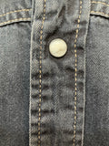 vintage  Urban Village Vintage  urban village  stitch detailing  Navy  Mens Shirts  mens  levis  l  decorative buttons  blue