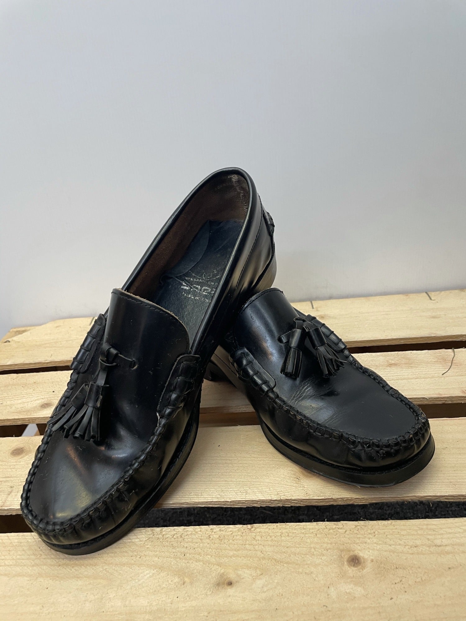 Vintage Tasselled Loafers Size Urban Village Vintage