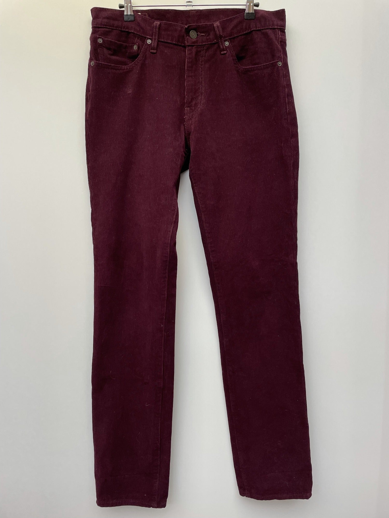 Levi Strauss Corduroy Purple Jeans - Size W33, L34 - Urban Village