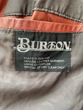 vintage  Urban Village Vintage  urban village  safari style  Safari jacket  safari  retro  mens  M  long sleeve  light brown  Jacket  dress  collar  button down  burton  brown leather  brown  big collar  70s style  70s  1970s