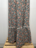 woodstock  womens  william morris  vintage  Urban Village Vintage  urban village  tiered  summer dress  summer  maxi dress  long dress  hippy  hippie  flutter  festival  English Lady  empire waist  empire line  empire  dress  boho  70s  1970s  12
