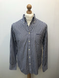 Mens Ben Sherman Signature Gingham Shirt Navy - Size M