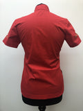 womens  vintage  Urban Village Vintage  urban village  short sleeved  short sleeve  Shirt  red  oriental  floral embroidery  embroidered  chinease  blouse  8