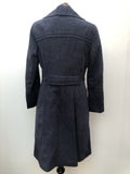 womens  winter coat  vintage  Urban Village Vintage  urban village  Suede Jacket  Suede detail  suede and leathercraft limited  Suede  long sleeve  Jacket  collar  coat  button down  button  blue  60s  1960s  10