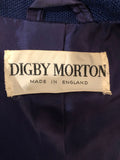 12  vintage  Urban Village Vintage  urban village  two button  pockets  mens  long sleeve  jacket  double breasted  Digby Morton  button  blue  blazer jacket  Blazer  70s  1970s