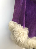 womens jacket  womens coat  womens  vintage  Urban Village Vintage  Sheepskin  purple  Jacket  hooded  hood  10