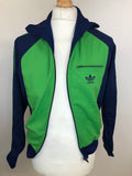 70s  70  1970s  Ventex  Urban Village Vintage  training  Tracksuit Top  Tracksuit  track  top  sportswear  S  retro  navy  mens  logo  Jacket  green stripes  green  blue  adidas  3 stripe  Online store
