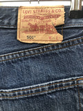 W34  vintage  Urban Village Vintage  straight leg  straight cut  red tab  pockets  mens  Logo design  logo  levis strauss  levis  levi strauss  L34  L  jeans  jean  jacket  denim  blue  501 xx  501