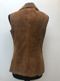 womens  waistcoat  vintage  Urban Village Vintage  Suede Jacket  suede and leathercraft limited  Suede  brown  70s  1970s  10