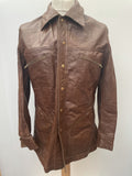1970s Rare Reversible Leather Suede Jacket - Size M