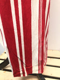zip front  womens  white  waist belt  vintage  Urban Village Vintage  summer  Stripes  red stripes  Red  Kayser  jumpsuit  50's  1950s  12