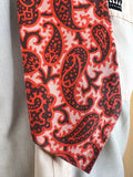 vintage  Urban Village Vintage  urban village  UK  tie  summer  style  psychedelic  psych  Paisley Print  paisley  Orange  One Size  mens accessories  mens  flower power  fashion  clothing  clothes  birmingham  acid  70s  1970s