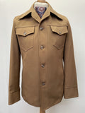 1970s Lightweight Jacket in Camel - Size M