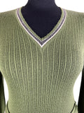 recycle  recycable  sustainable  Eco  Eco friendly  recycled  sustainable  slow fashion  thrift  thrifted  reuse  ethical  shop  store  online  concious fashion  second hand  preloved  save the planet  zero waste  clothes  style  fashion  womens  waist belt  vintage  uk  tie waist belt  tie front  tie  striped  ribbed design  Ribbed  retro  olive  long sleeves  light knitwear  ladies  knitwear  knitted  green  dress  clothing  birmingham  autumnal  autumn dress  autumn  8  70s  1970s