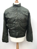 zip front  vintage  Urban Village Vintage  St Michael  S  Mens jacket  mens  insulated  Beige  70s  70  1970s