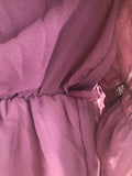 womens  vintage  Urban Village Vintage  urban village  purple  long dress  frill sleeves  frill sleeve  dress  70s  70  1970s  10