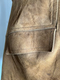 womens  vintage  Urban Village Vintage  urban village  tan  Suede Jacket  Suede  MOD  long sleeves  long sleeved  long sleeve  Jacket  button up  button  brown  blazer jacket  Blazer  big button  60s  1960s  10