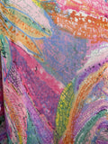 womens  wedding dress  wedding  vintage  Urban Village Vintage  summer dress  summer  purple  psychedelic  psych  pink  pastel  maxi dress  maxi  long dress  flutter sleeves  floral dress  floral  dress  10
