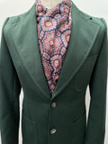XS  vintage  Urban Village Vintage  urban village  scooter jacket  scooter  pockets  mod jacket  MOD  mens  long sleeve  lapels  Jacket  Green  chest pockets  casper jack  70s  1970s