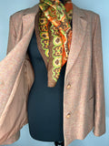 wool  womens jacket  womens  pink  Jacket  fitted  edinburgh woollen mill  blazer jacket  Blazer  70s  1970s  14
