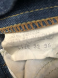 W32  vintage  Urban Village Vintage  mens  M  Lee  L34  jeans  jean  flares  denim  Cotton  blue  70s  70