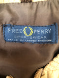 Rare 1970s Fred Perry Sportswear Bomber Jacket - Beige - Size L