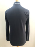 vintage  Urban Village Vintage  urban village  Stripes  sportswear  sports polo  slim fit  s  retro  Navy  MOD  mens  long sleeves  long sleeved  embroidered logo  Embroidered  collar  button  blue