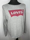 sweater  sweat  Sportswear  red  pullover  mens  M  Logo design  logo  levis  jumper  Grey