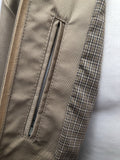 zip front  vintage  Urban Village Vintage  Mens jacket  Mens Bomber jacket  mens  large collar  L  Hepworths  bomber jacket  bomber  Beige  70s  70  1970s