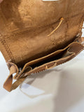 woodstock  womens bag  womens  vintage  Urban Village Vintage  toro  tooled  tan  spanish  Shoulder bag  shoulder  One Size  leather etched  Leather  hippy  hippie  hand bag  festival  embossed  bull design  brown  bag  accessories  70s style  70s  1970s