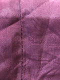 1960s Patterned Waistcoat in Burgundy - Size S